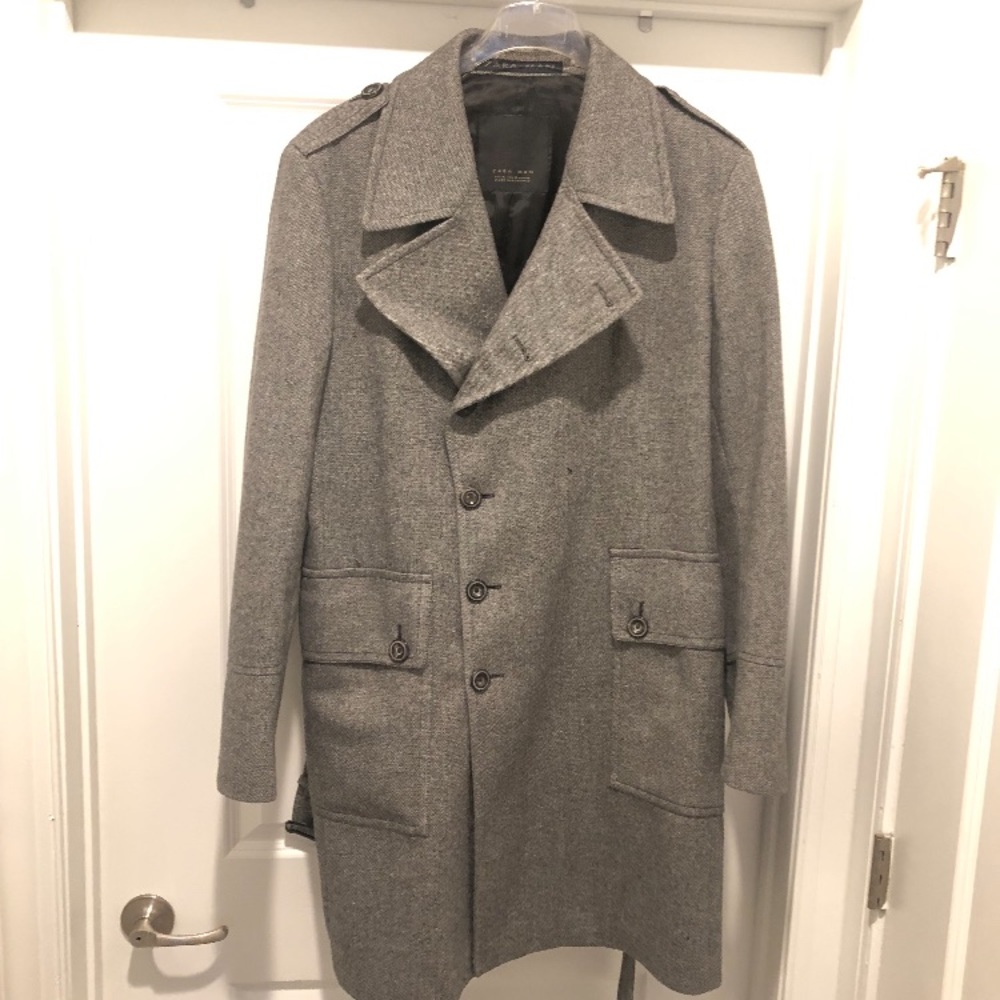 Zara men winter coat size XL